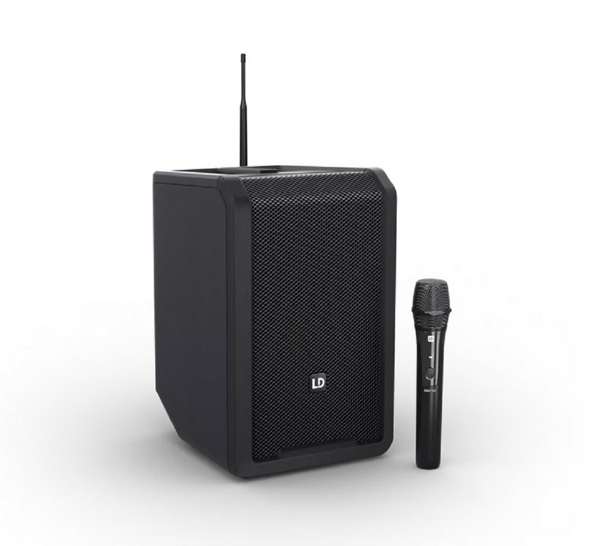 LD Systems ANNY8HHDB5 Bluetooth-Lautsprecher mit Akku, Mixer, Funk-Mikro schwarz