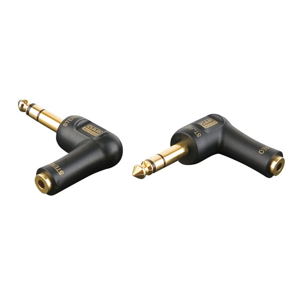 DAP Audio Xcaliber Stereo Winkeladapter 3,5>6,3 mm