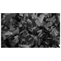 Showtec Show Confetti Rectangle 55 x 17mm Black