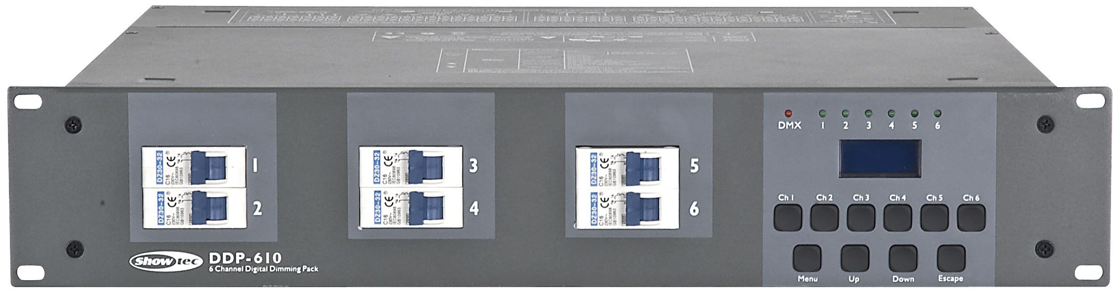 Showtec DDP-610M, 6 Kanal