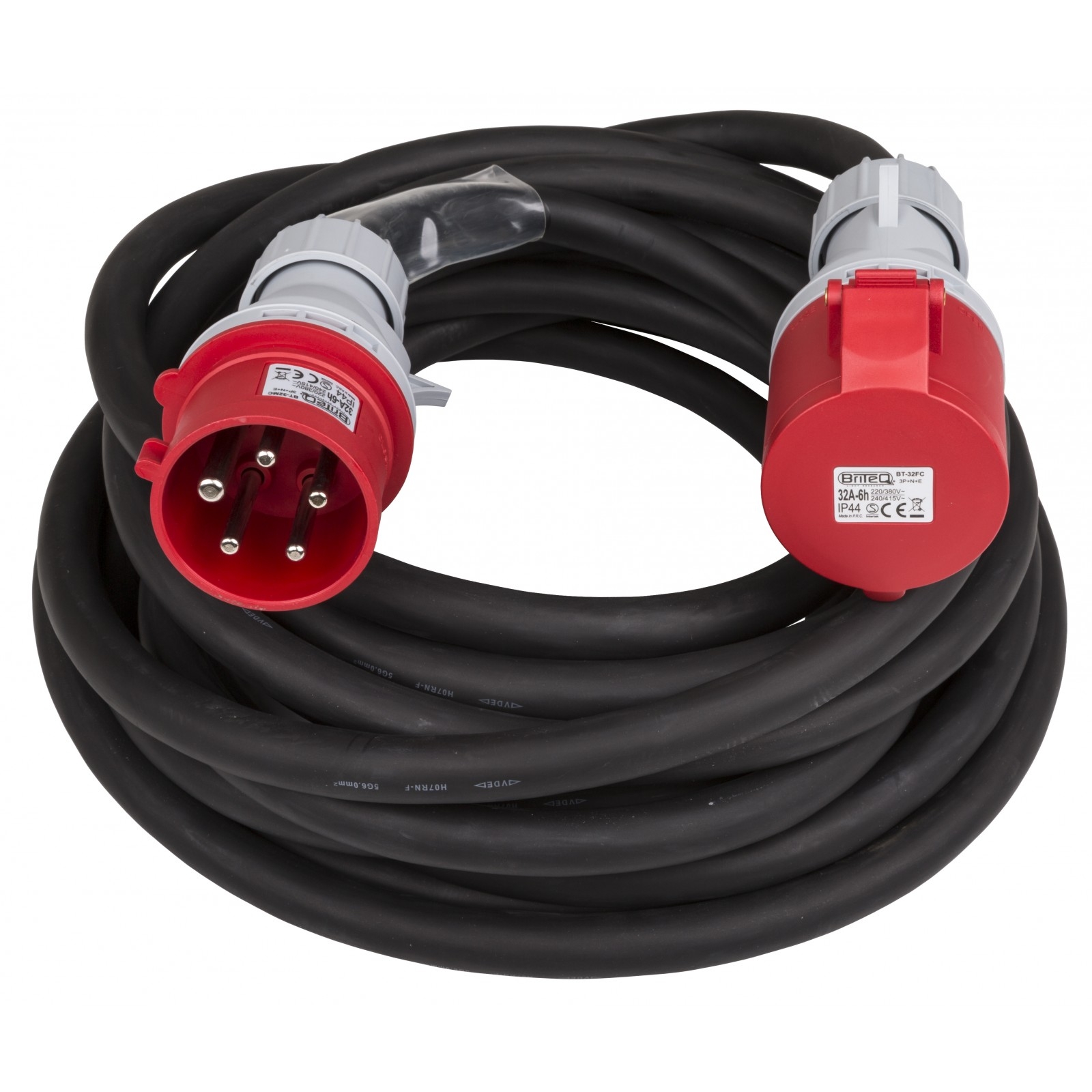 Briteq CEE-Kabel 32 Ampere 5x6mm 10,0 Meter