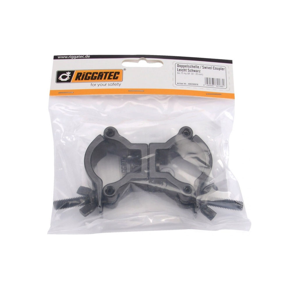 RIGGATEC 400200976 Swivel Coupler schwarz 32-35mm