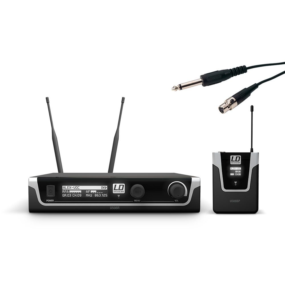 LD Systems U508BPG Set: Empfänger, Beltpack, Kabel