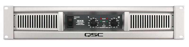 QSC GX5 Endstufe mit 2 x 850W 4 Ohm 2HE