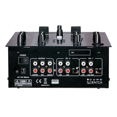 DAP-Audio CORE Scratch 2-Kanal-DJ-Mixer