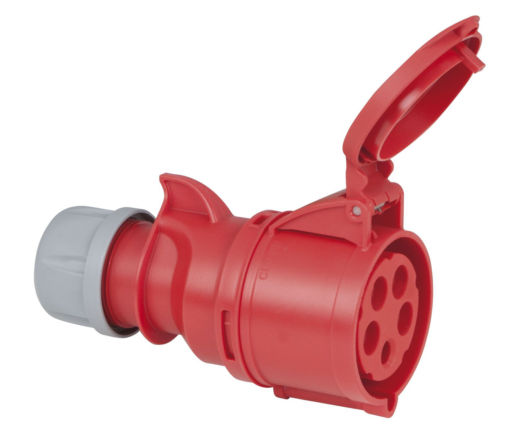 PCE CEE 32A. 400V. 5pol Stecker female rot