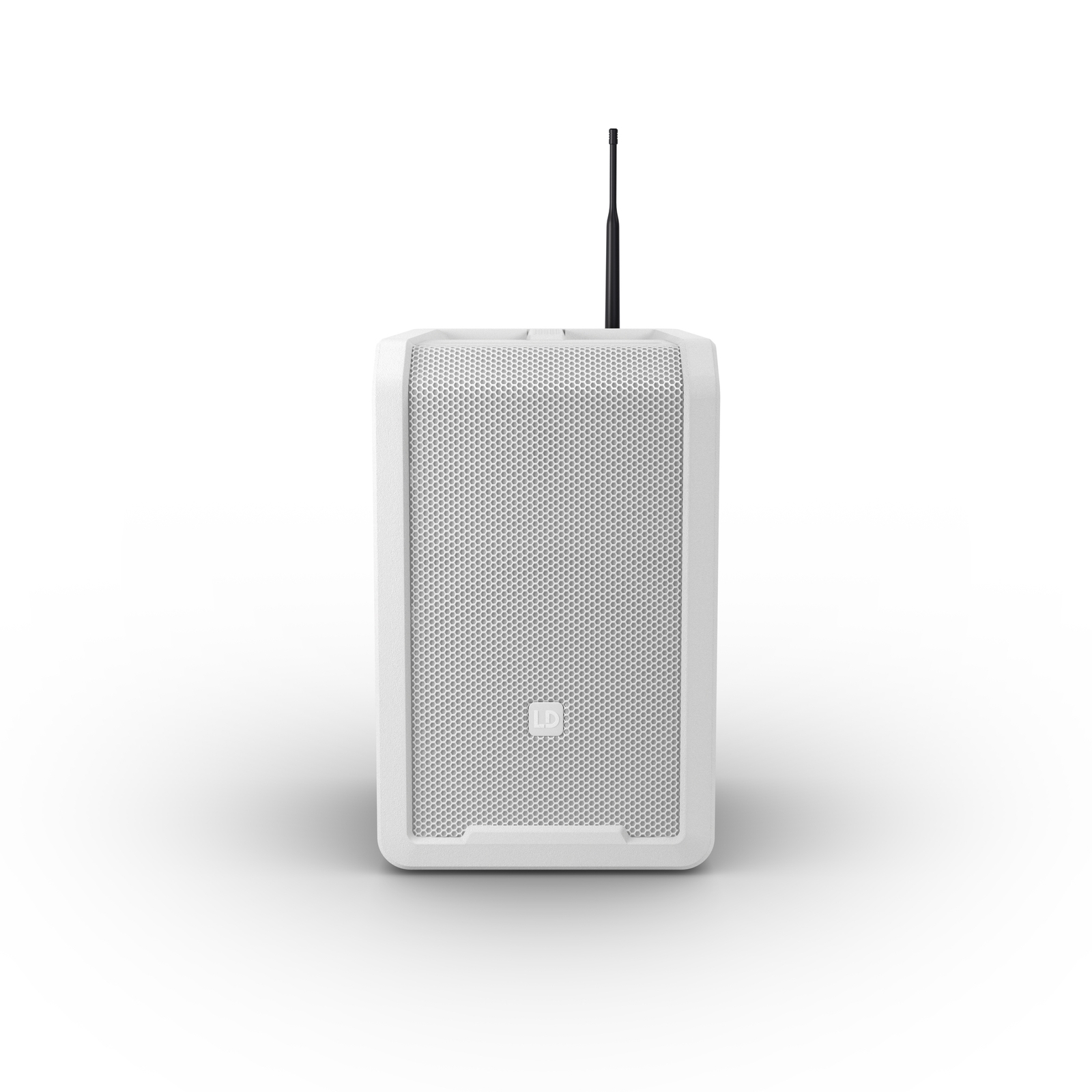 LD Systems ANNY8BPHB5W Akku Lautsprecher weiß mit Mixer und Headset-Mikro