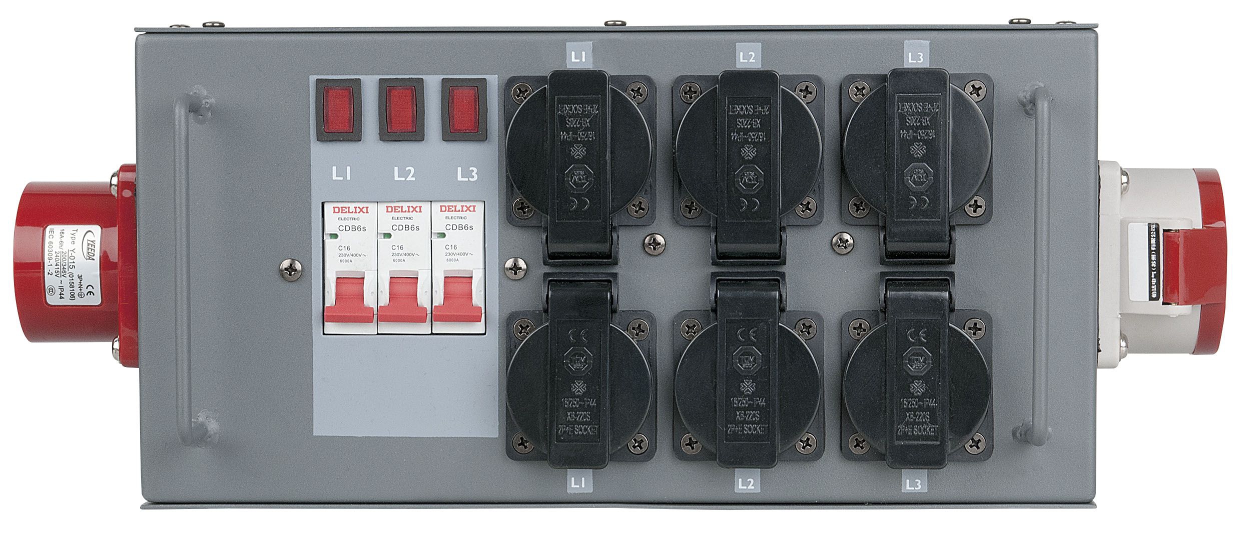 Showtec Split-Power 16 Powersplit with fuse