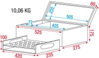 DAP UCA-CA1 Conical Adapter Case I