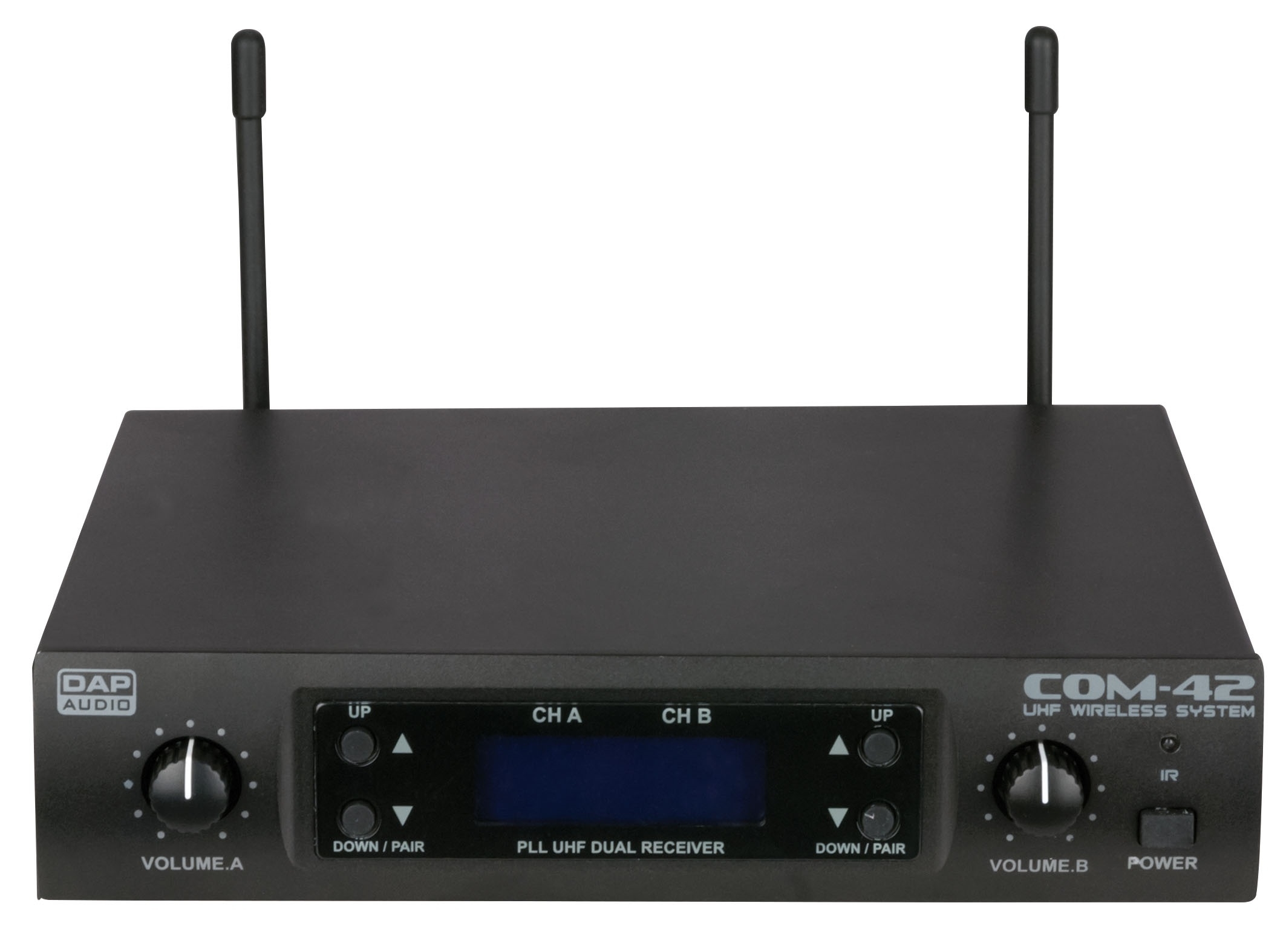 DAP-Audio COM-42 2Ch Handheld Set UHF Wireless Mic