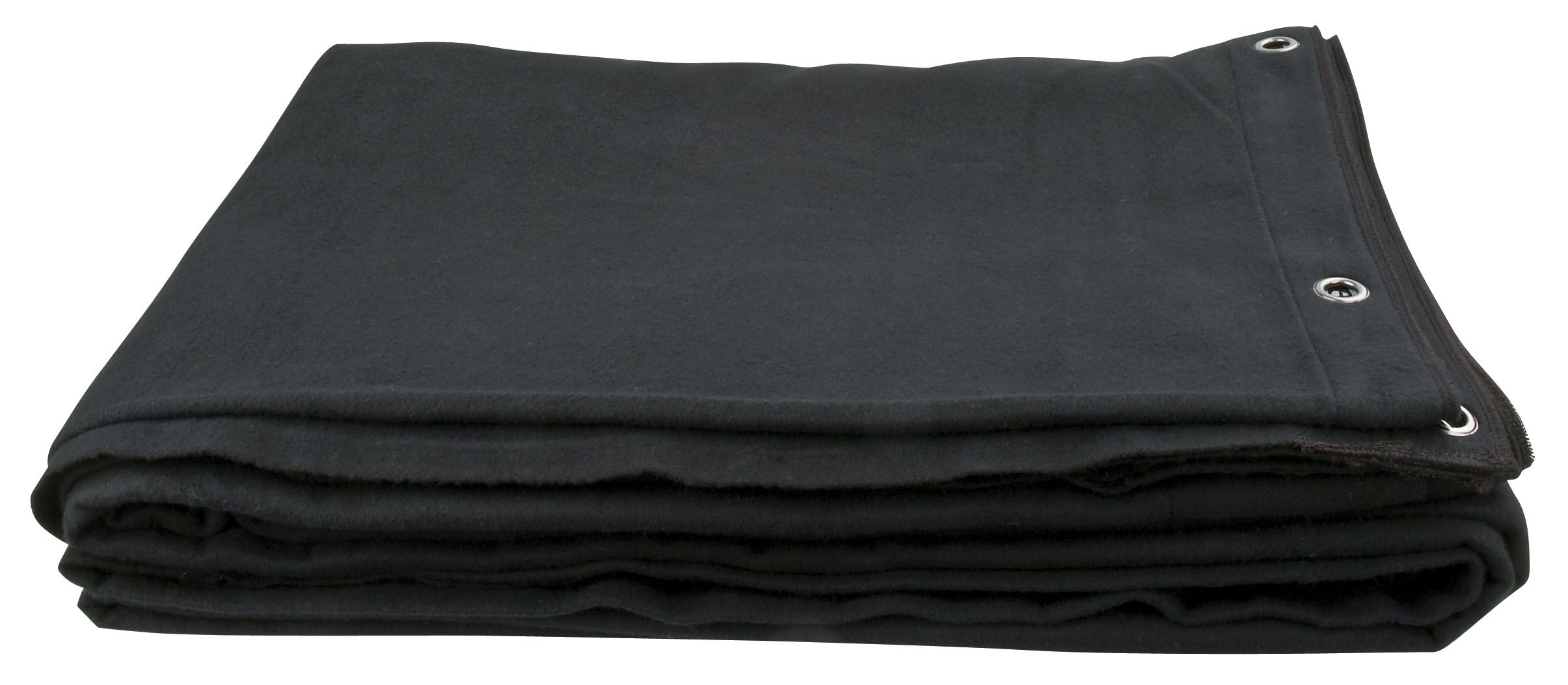 Showtec Dekomolton Backdrop, Black 400 x 300cm