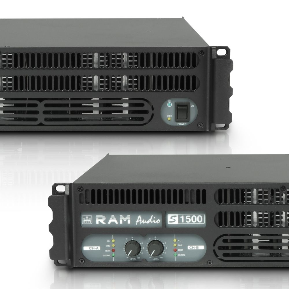 Ram Audio S 1500 PA Endstufe mit 2x880 Watt 2 Ohm