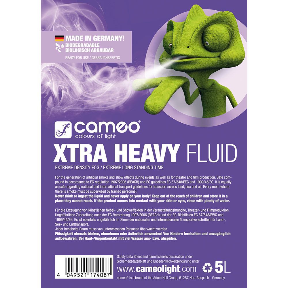 Cameo X-TRA HEAVY FLUID 5L hohe Dichte lange Stand
