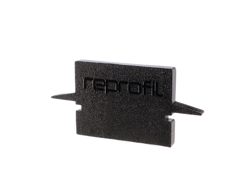 REPROFIL Endkappe H-ET-01-10 schwarz 25mm 2Stk