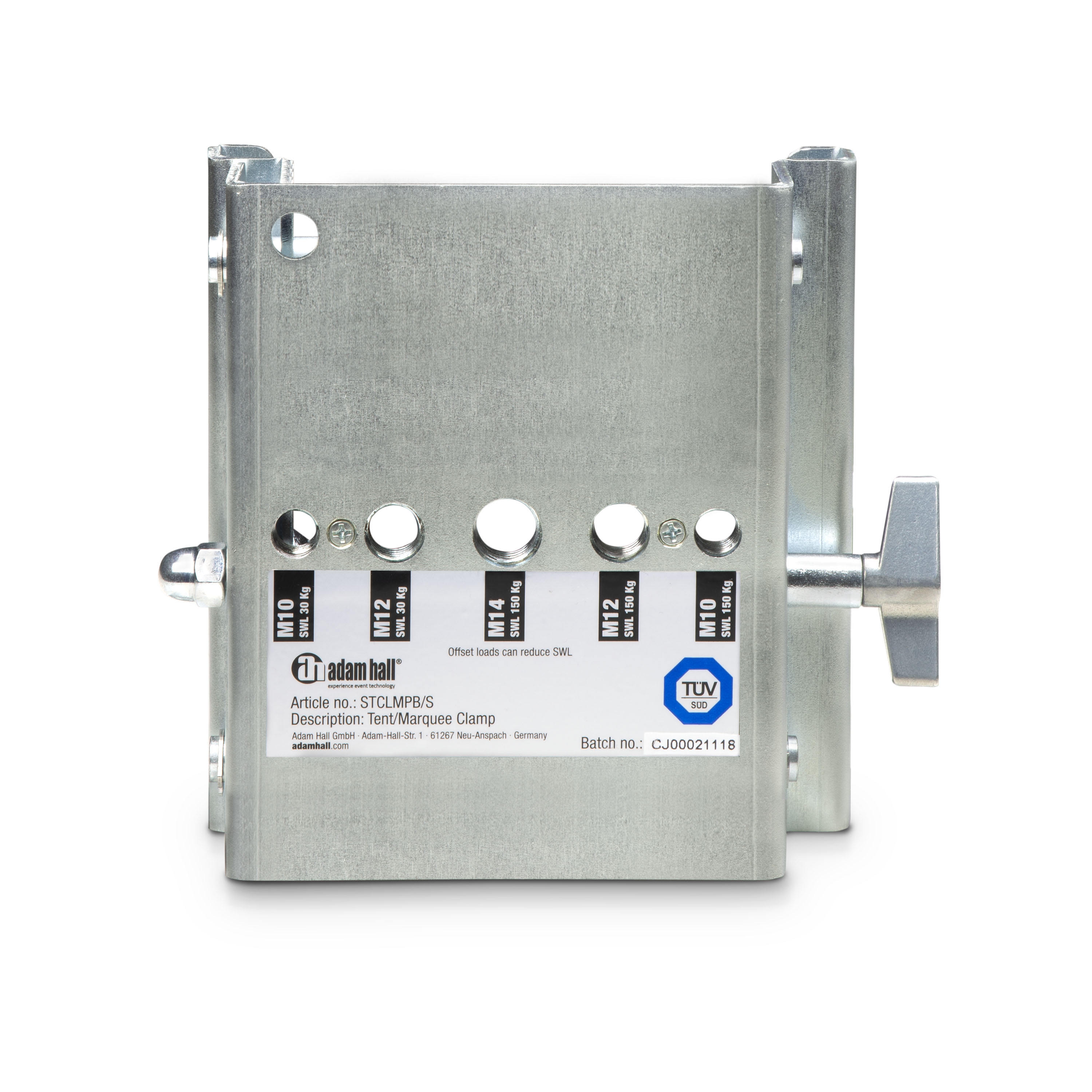 Adam Hall Accessories TENTCLAMPS Zeltklammer silb.