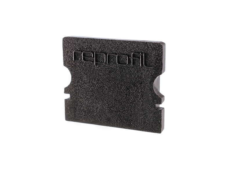 REPROFIL Endkappe P-AU-02-12 schwarz 18mm 2Stk