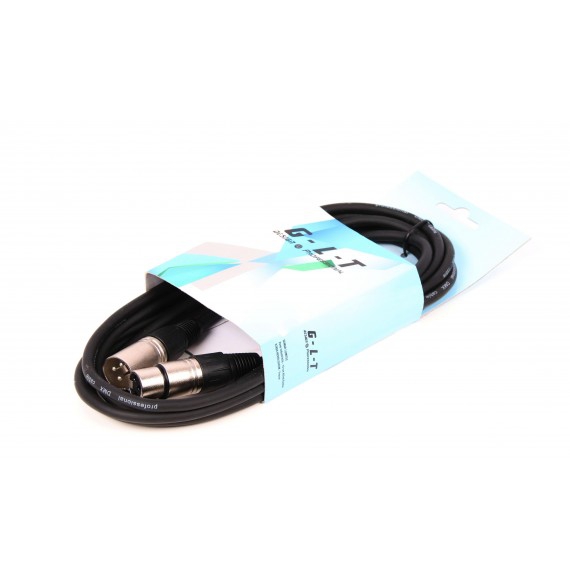 GLT Kabel DMX 110 Ohm 3pol male/female 10m