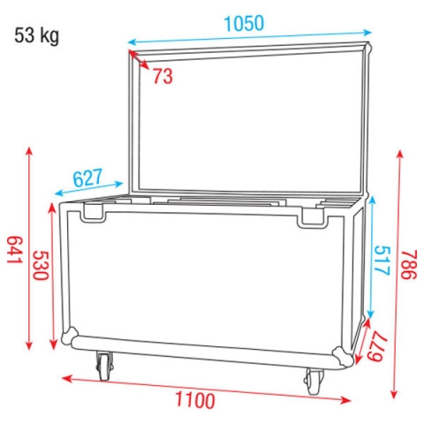 DAP LCA-SUN1 Case for 8x Sunstrip Active