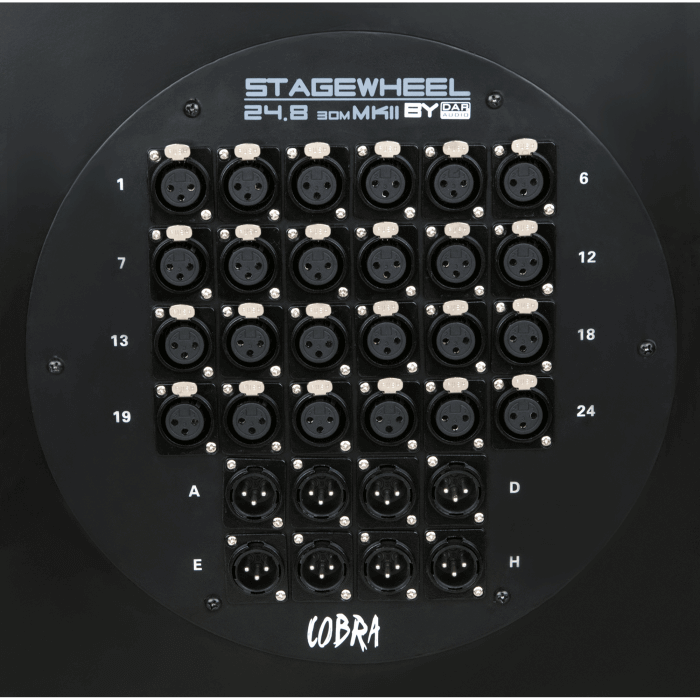 DAP-Audio CobraX Stagewheel 24/8 30m