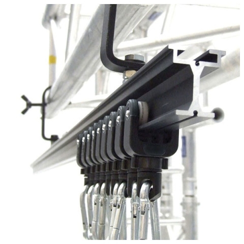 Eurotrack - Rail - 210(l)cm Black (powder coated)