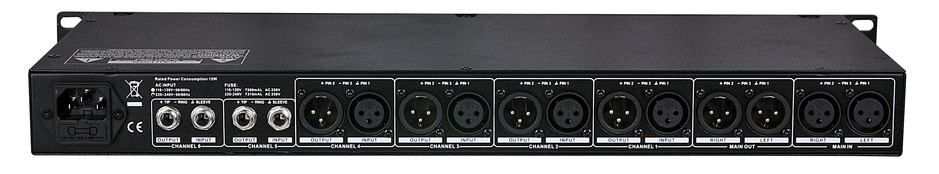 DAP-Audio AS-8 Audio Splitter & Mixer