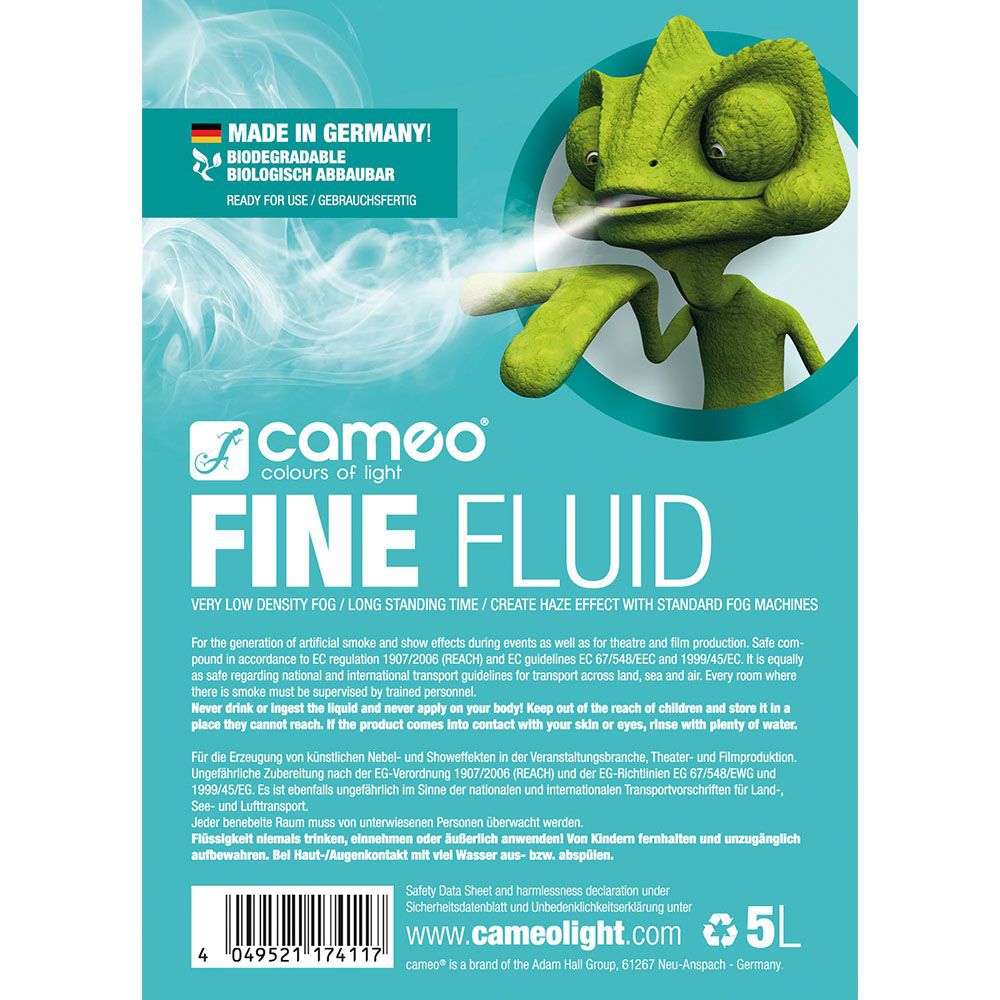 Cameo FINE FLUID 5L sehr feine Dichte lange Standz
