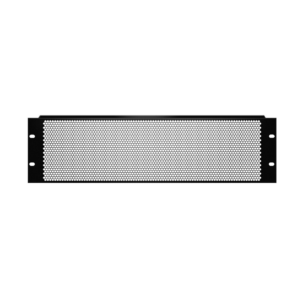 Adam Hall 19 Zoll U-Rackblende 3HE Rundlochung