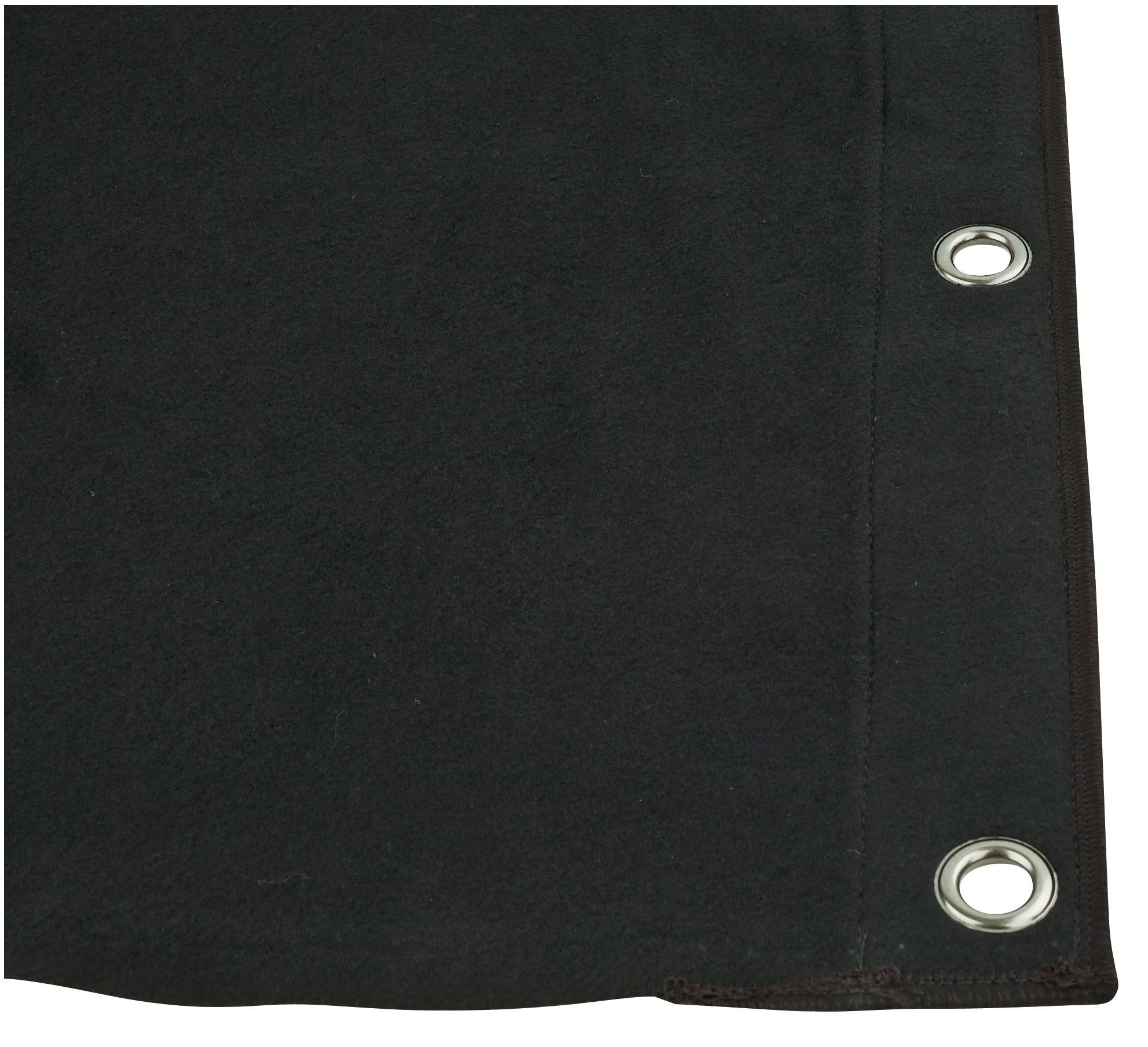 Showtec Dekomolton Backdrop, Black 400 x 300cm