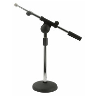 DAP Desk Mic. Stand Chrome, 1,5 kg,  adj. Boomarm