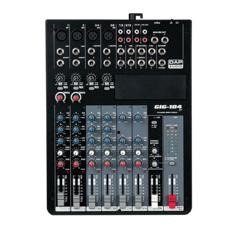 DAP-Audio GIG-104C 10-Kanal-Live-Mixer mit Dynamic